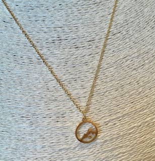 Faith Can Move Mountains Necklace: Gold
