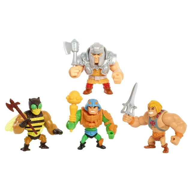 Masters of the Universe Eternia Minis Multipack 3-in, Set of 4 MOTU Characters