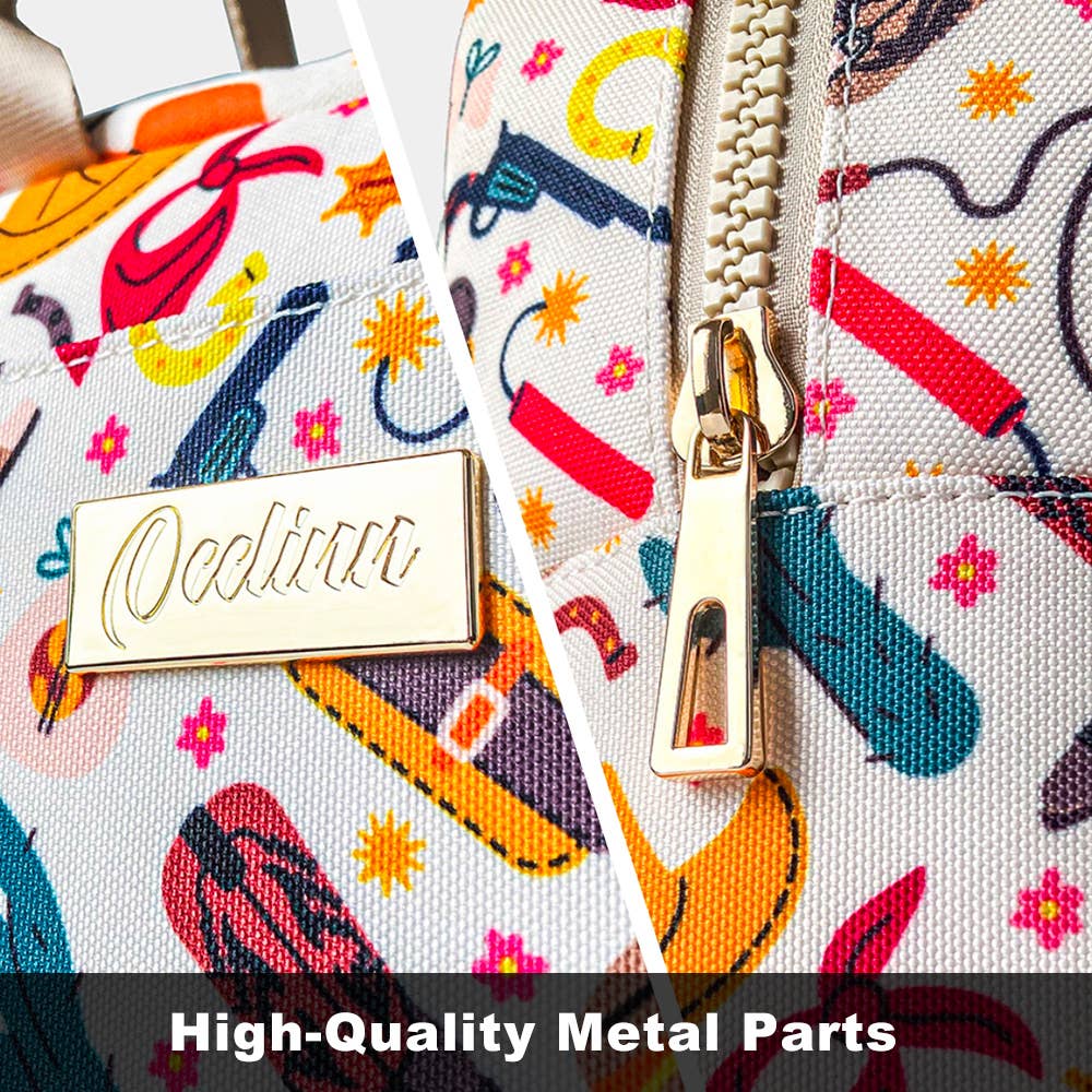 Vibrant and Bold Blooming Lunch Bag for Stylish On-the-Go Meals