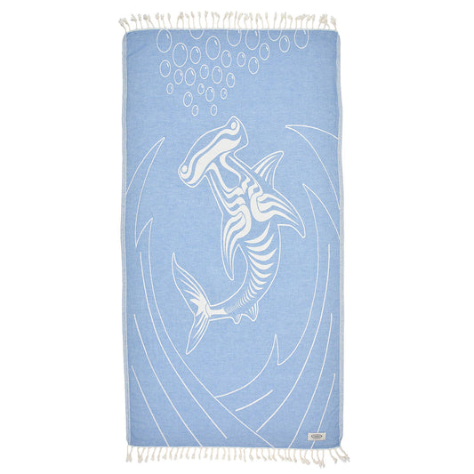 *Exclusive Hammerhead Peshtemal Pure Cotton Beach Towel