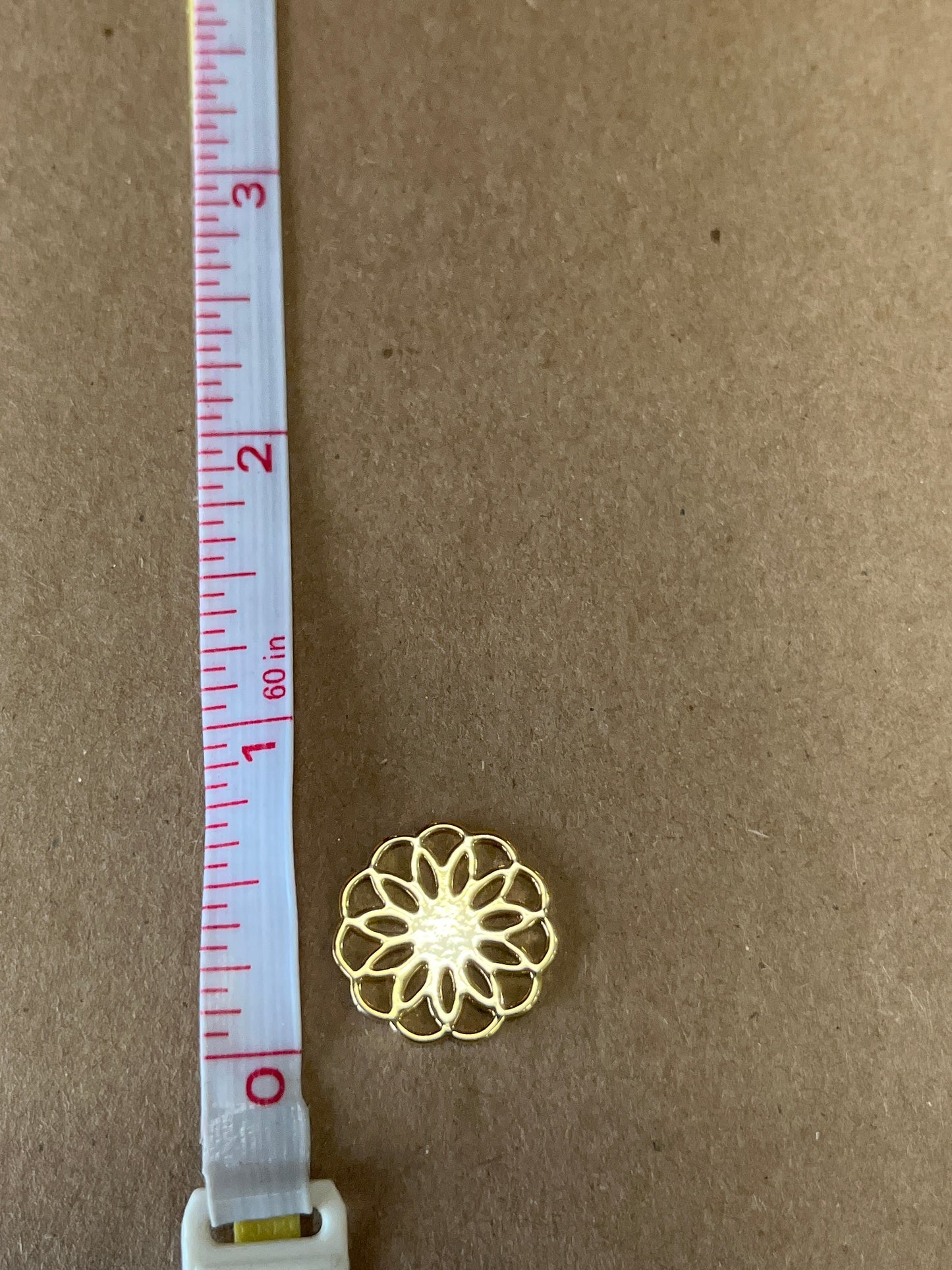 Youngevity Medium Gold Flower Charm