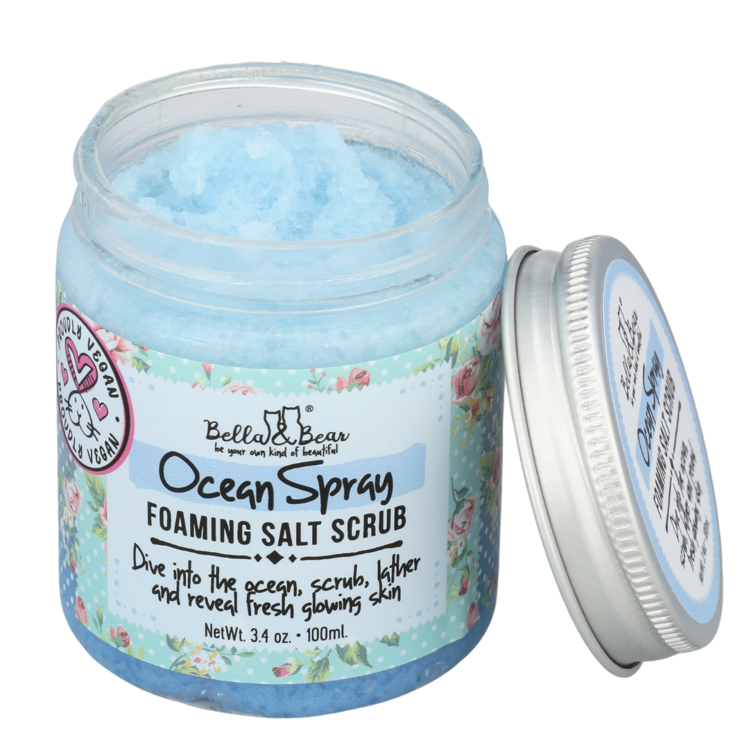 Ocean Spray Salt Body Scrub | Exfoliator | Travel Mini 3.4oz