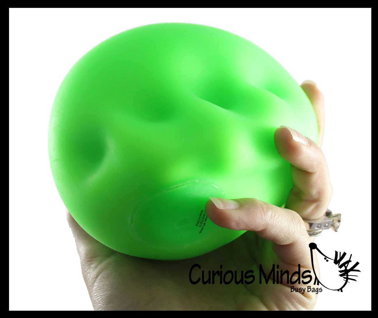 1 Jumbo 4" Doh Stress Stretch Ball - Moldable Pinch Poke Se