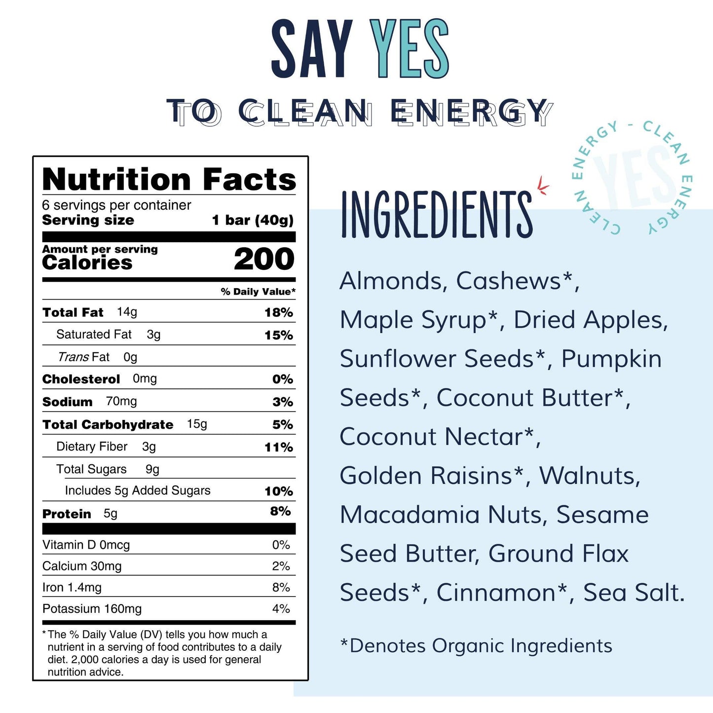 Apple Cinnamon Crisp - Gourmet Plant-Based Snack Bar