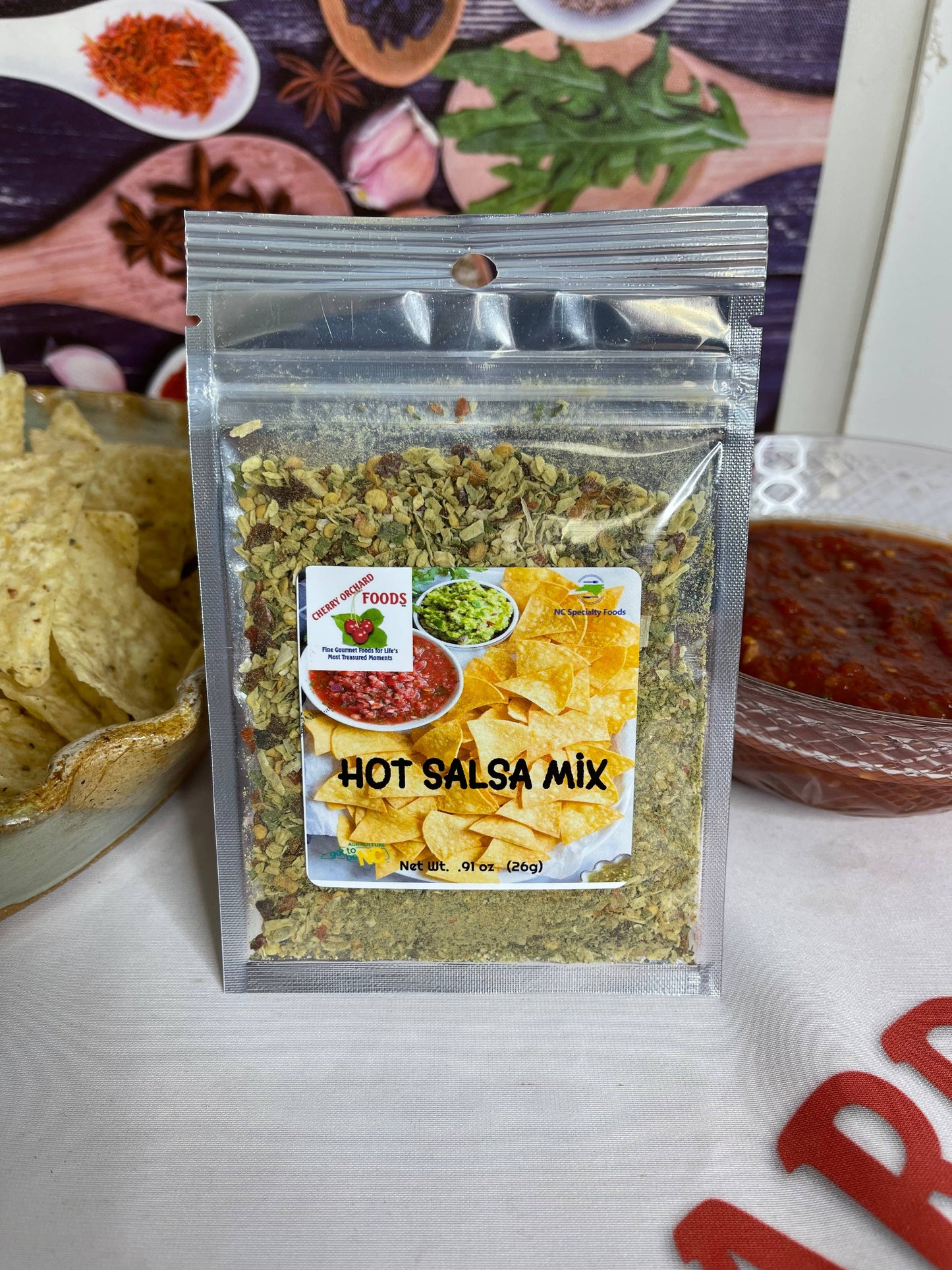 Cherry Orchard Foods Premium Packaging Salsa Mixes