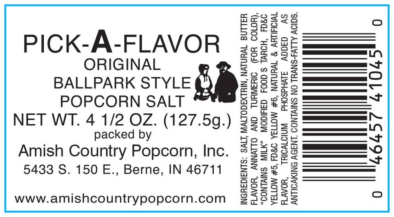 4.5oz Bottle of Ballpark-Style Popcorn Salt