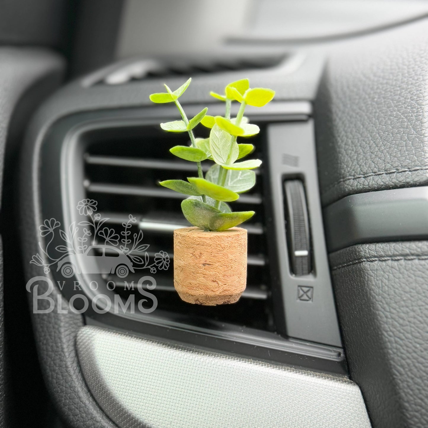 Eucalyptus Plant Vent Clip Car Air Freshener (Reusable)