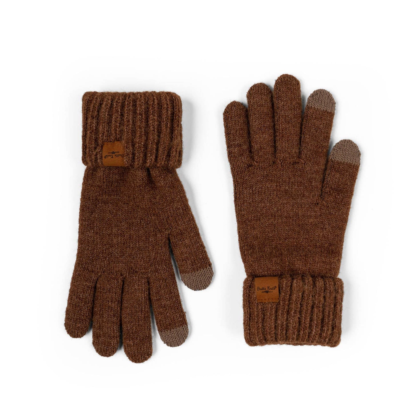 Britt's Knits Mainstay Gloves Open Stock: Brown