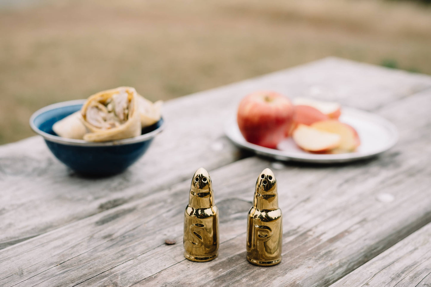 Bullet Salt and Pepper Shakers