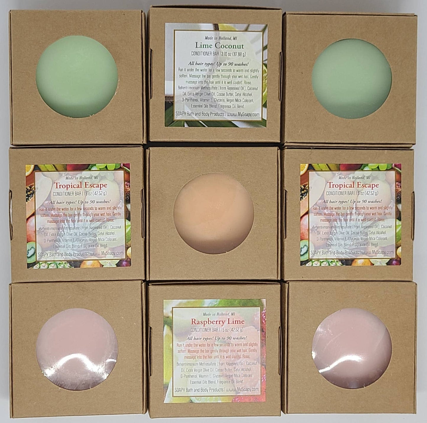 Solid Conditioner Bars (Standard Size, 1.5 oz)