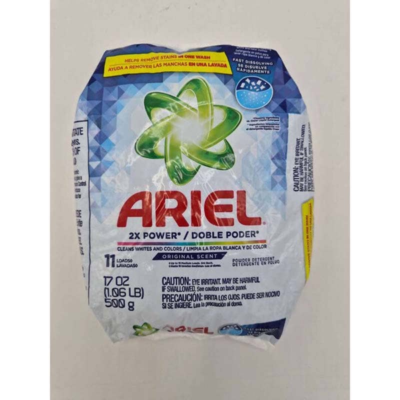 Ariel Powder Detergent 500g 2X Power