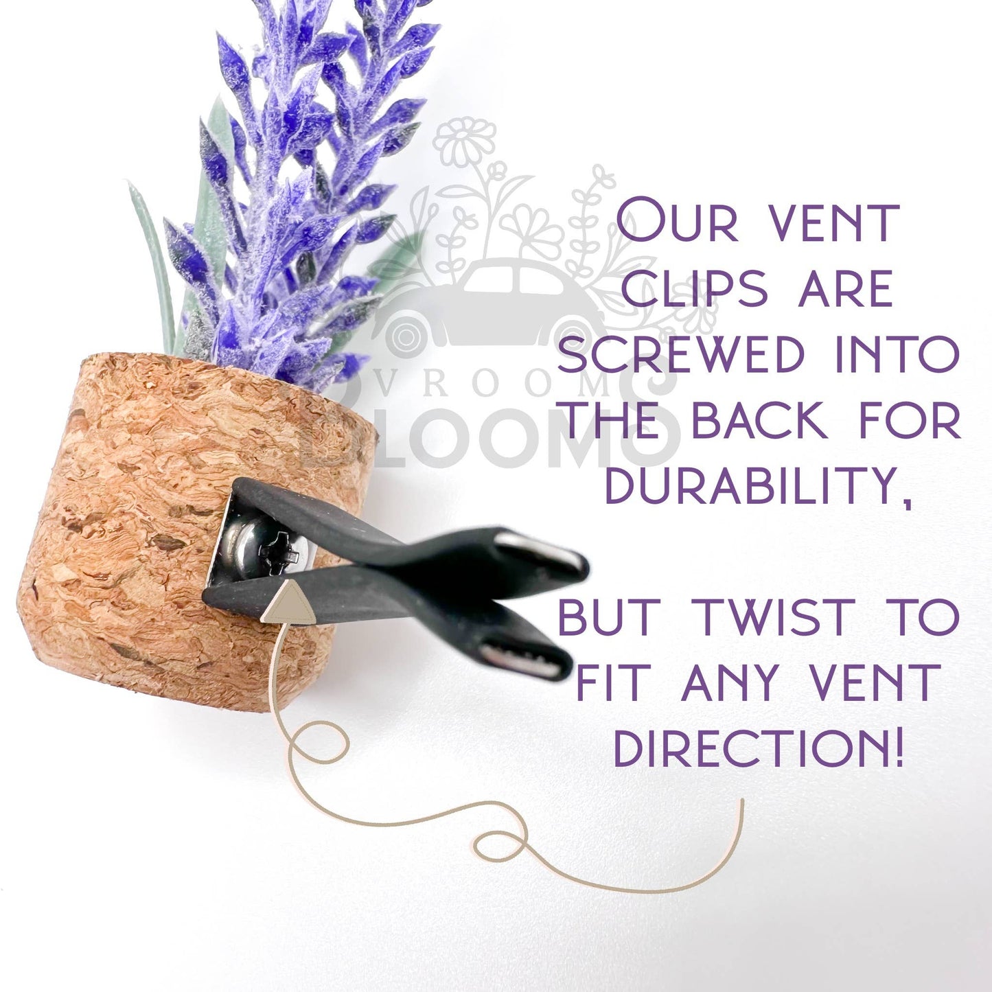 Eucalyptus Plant Vent Clip Car Air Freshener (Reusable)