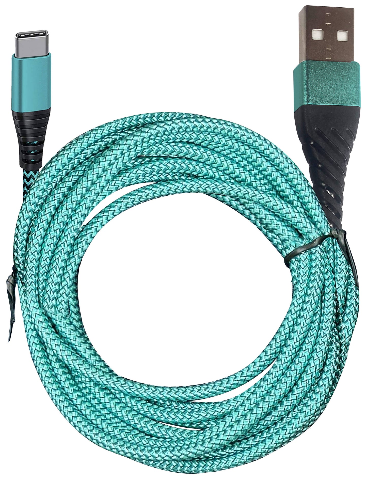 10ft. Type C Fast Charging Cable: Black