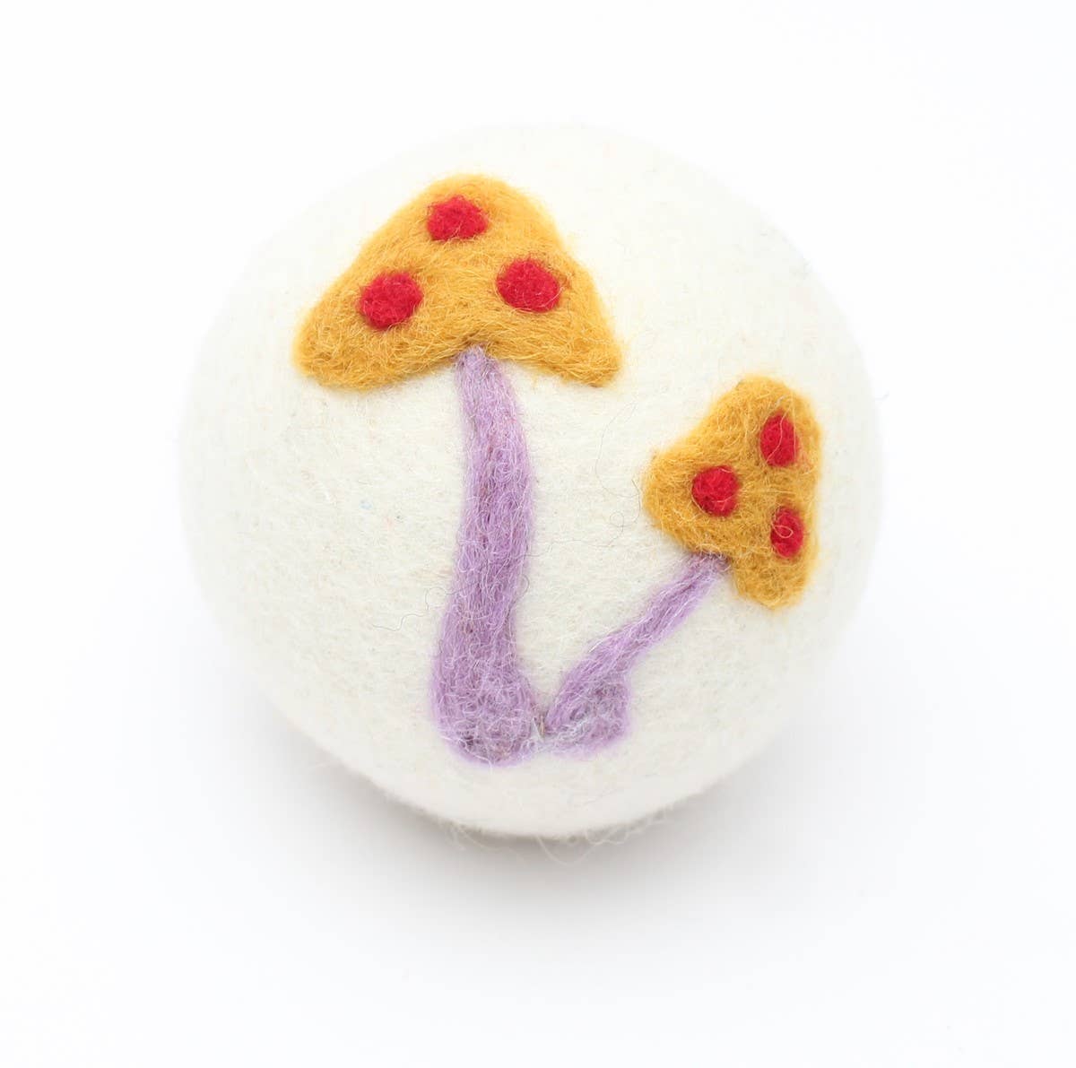Mushrooms: Eco Wool Dryer Balls Fair Trade: Two Mushrooms