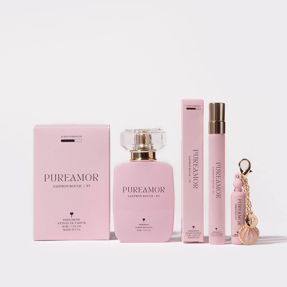 Saffron Rouge Pheromone Perfume Oil Keychain - 2ml Mini