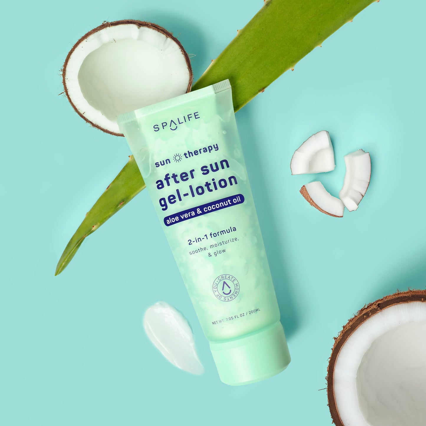After Sun Gel-Lotion 2 in1 Formula Aloe Vera & Coconut Oil
