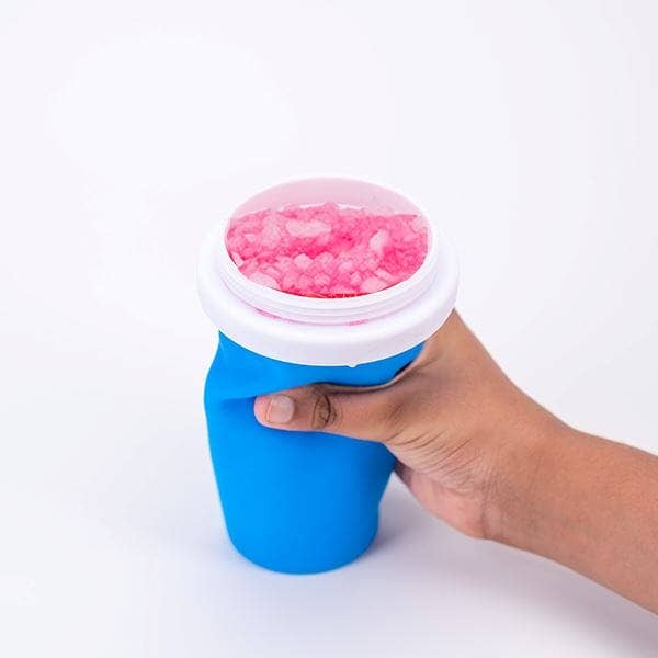 ProKitchen SQUEEZur Instant Slushie Maker Cup | Includes Straw/Spoon | NEW Colors!: Blue