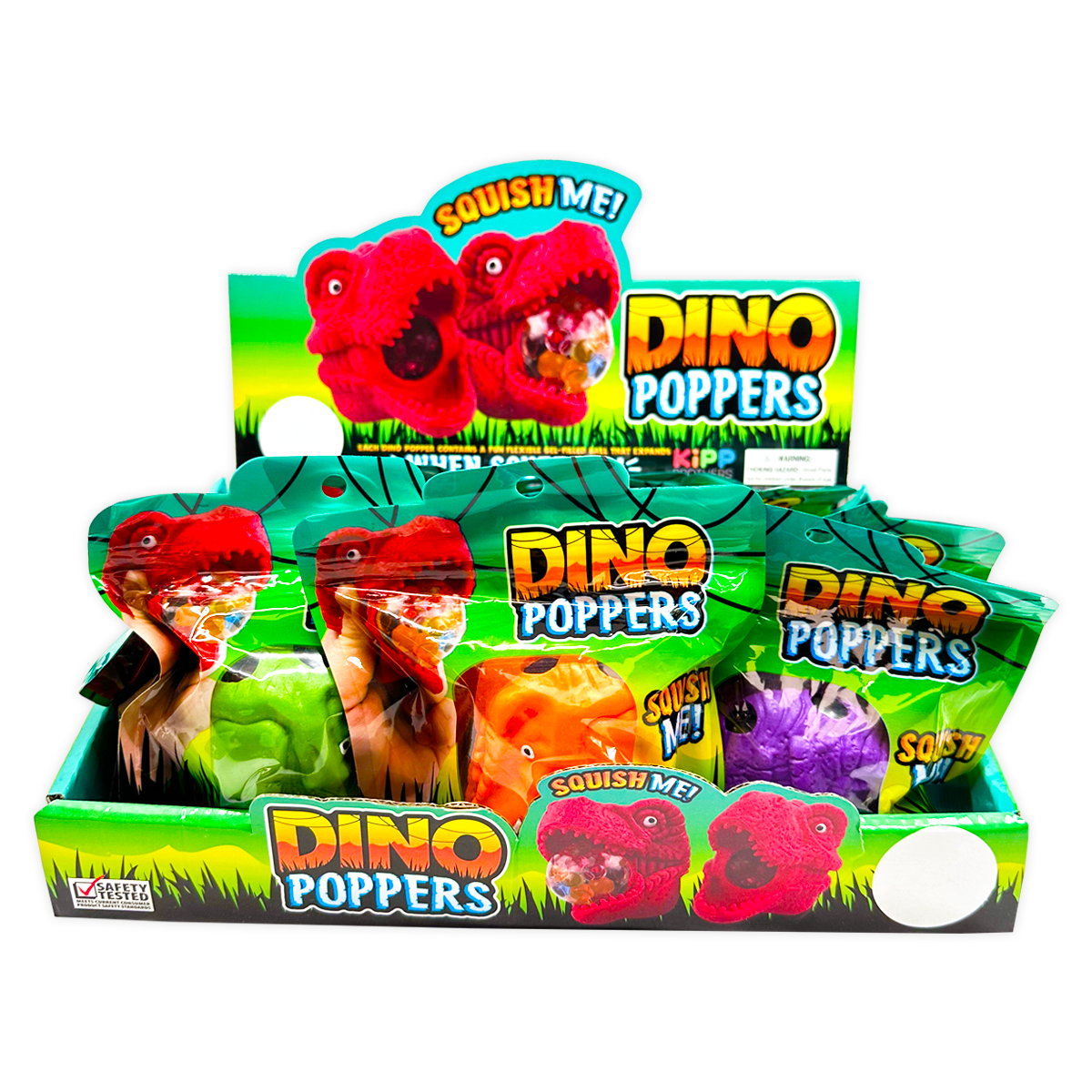 SO MUCH FUN SQUISHY DINO POPPERS