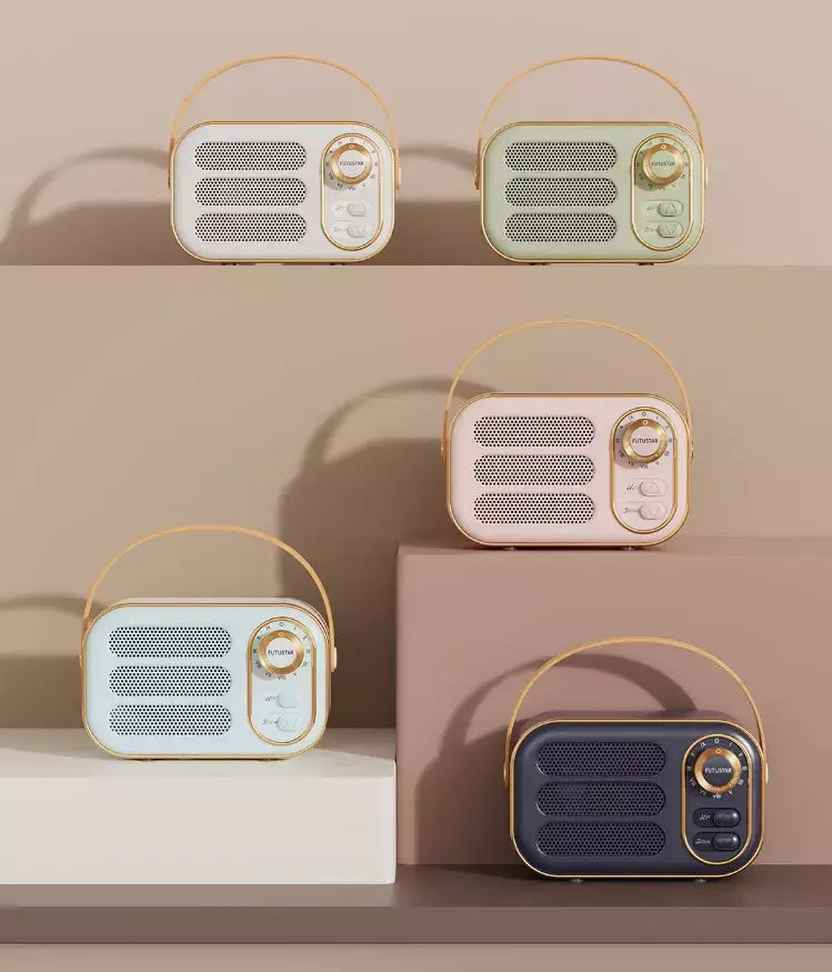 Vintage Bluetooth Speaker - Black