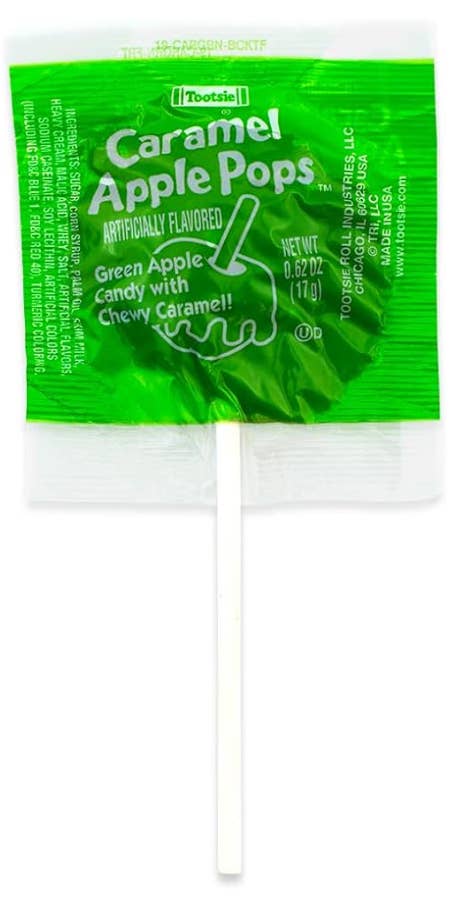 Lollipop Tootsie Roll Caramel Apple 🍏 🍏  Display Box 48CT