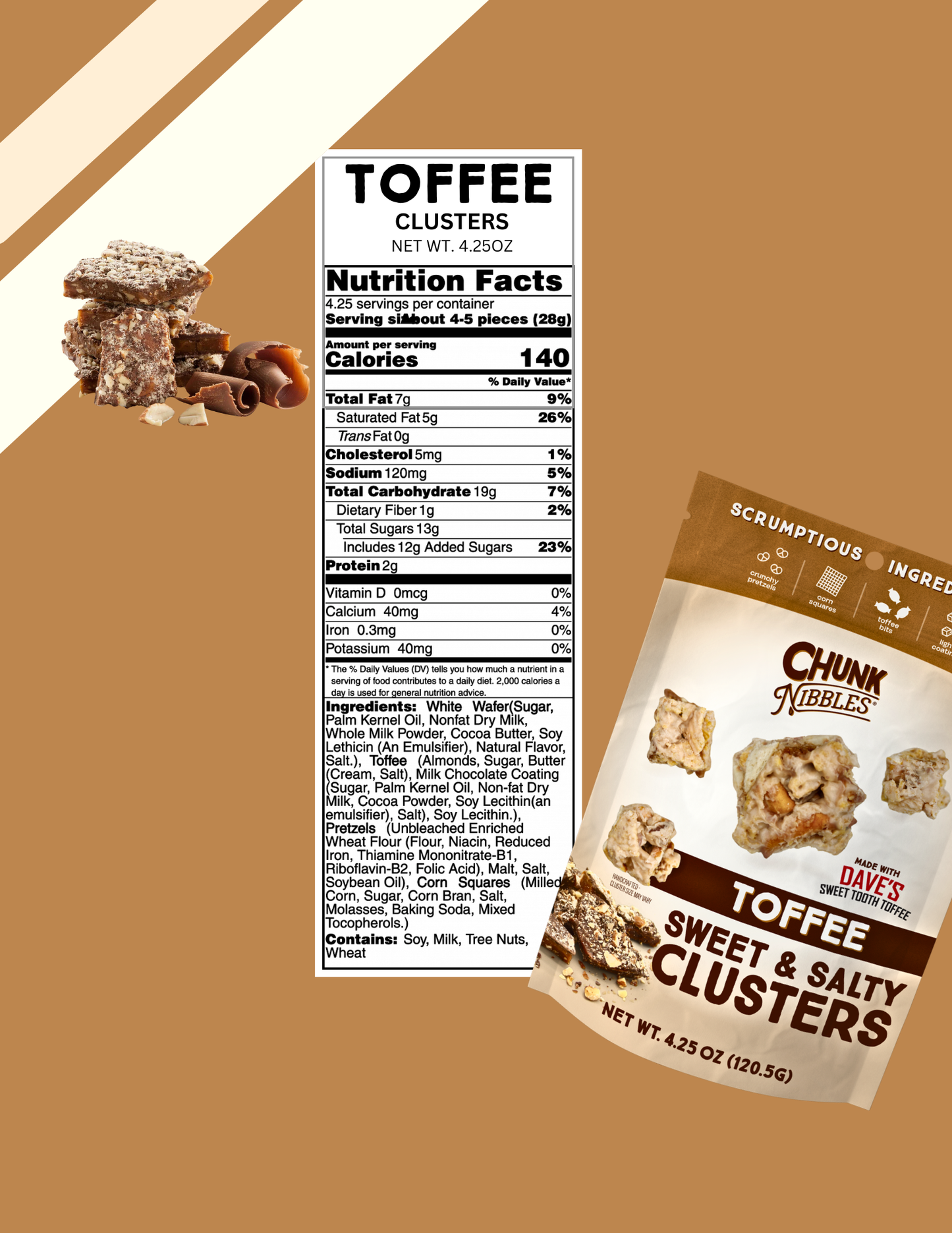 *NEW FLAVOR* Toffee Chunk Nibbles Pouch