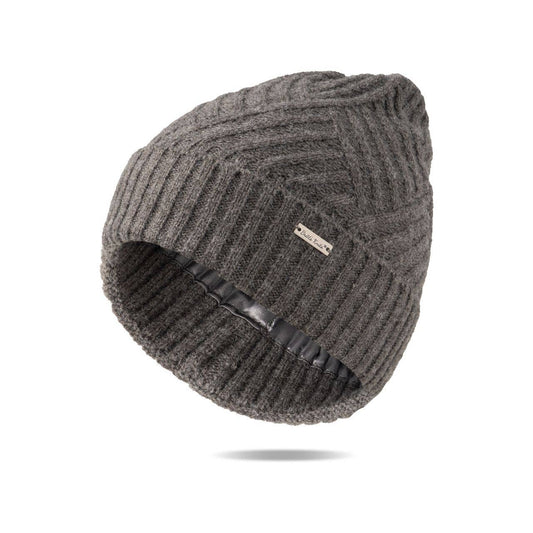 Britt’s Knits Satin Lined Beanie Open Stock: Gray