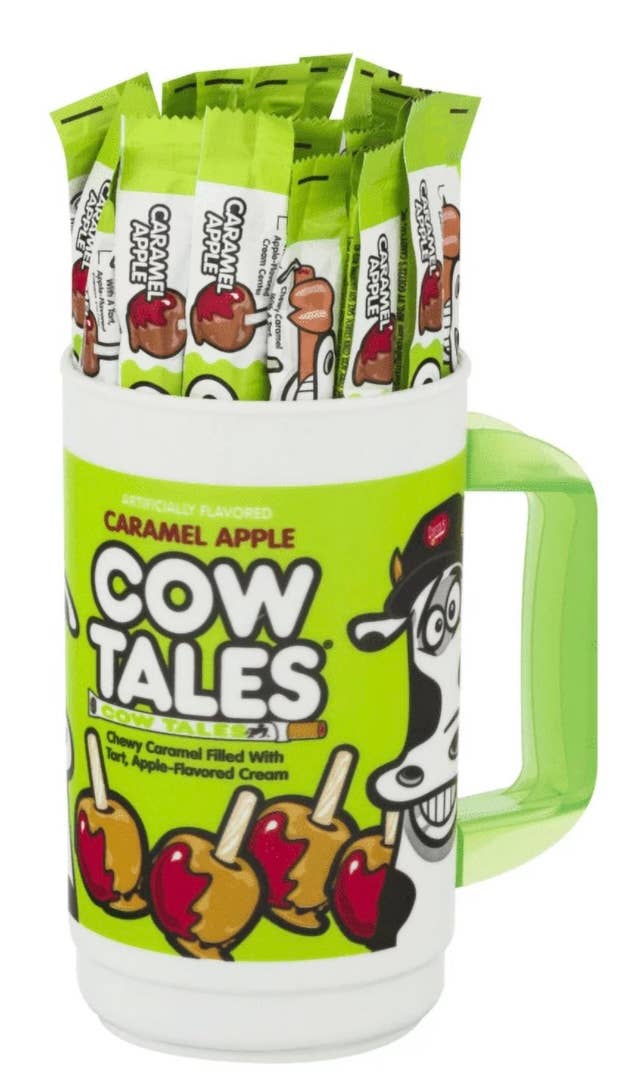 Nostalgic 1984 GOETZ CARAMEL 🍏 Cow 🐮Tales® 100ct w/Tumbler