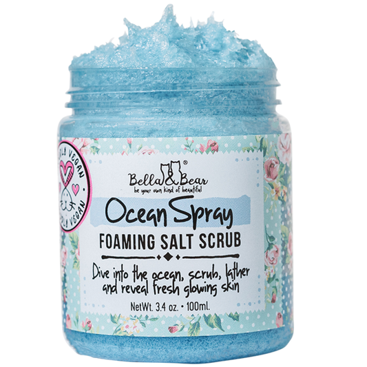 Ocean Spray Salt Body Scrub | Exfoliator | Travel Mini 3.4oz