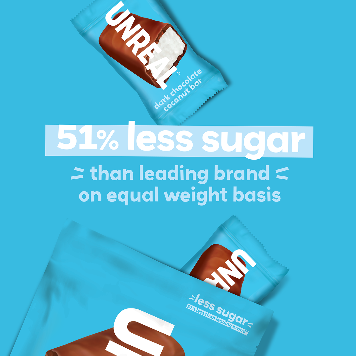 Dark Chocolate Coconut Bars - 6 Bag Case