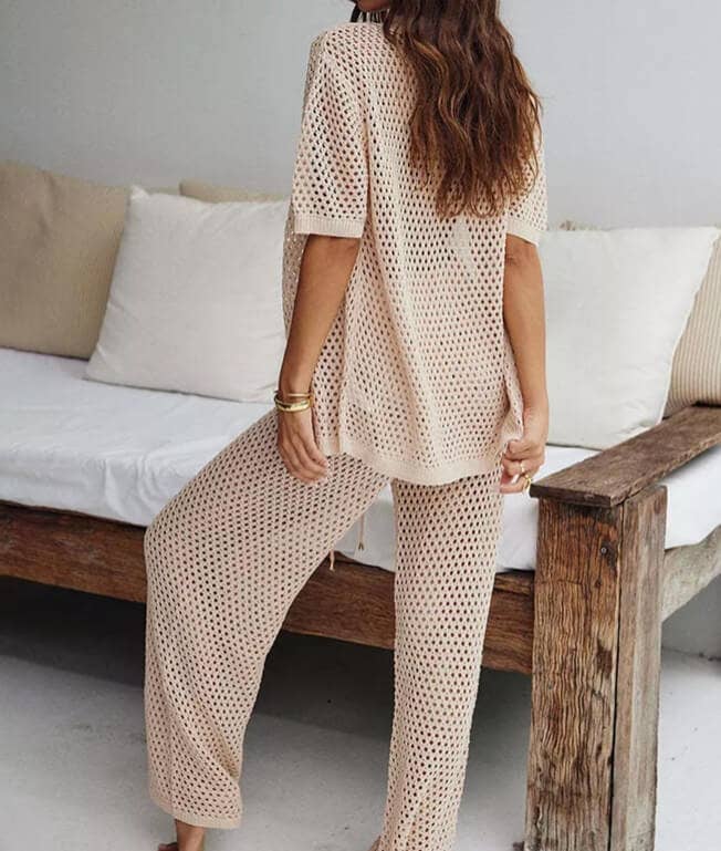 Sexy Knit Cover Up Beach Cover Up Set DP25B734