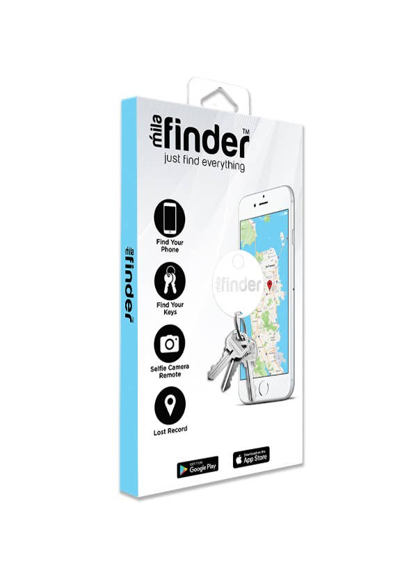 The Mila Finder® Bluetooth Key Tracker