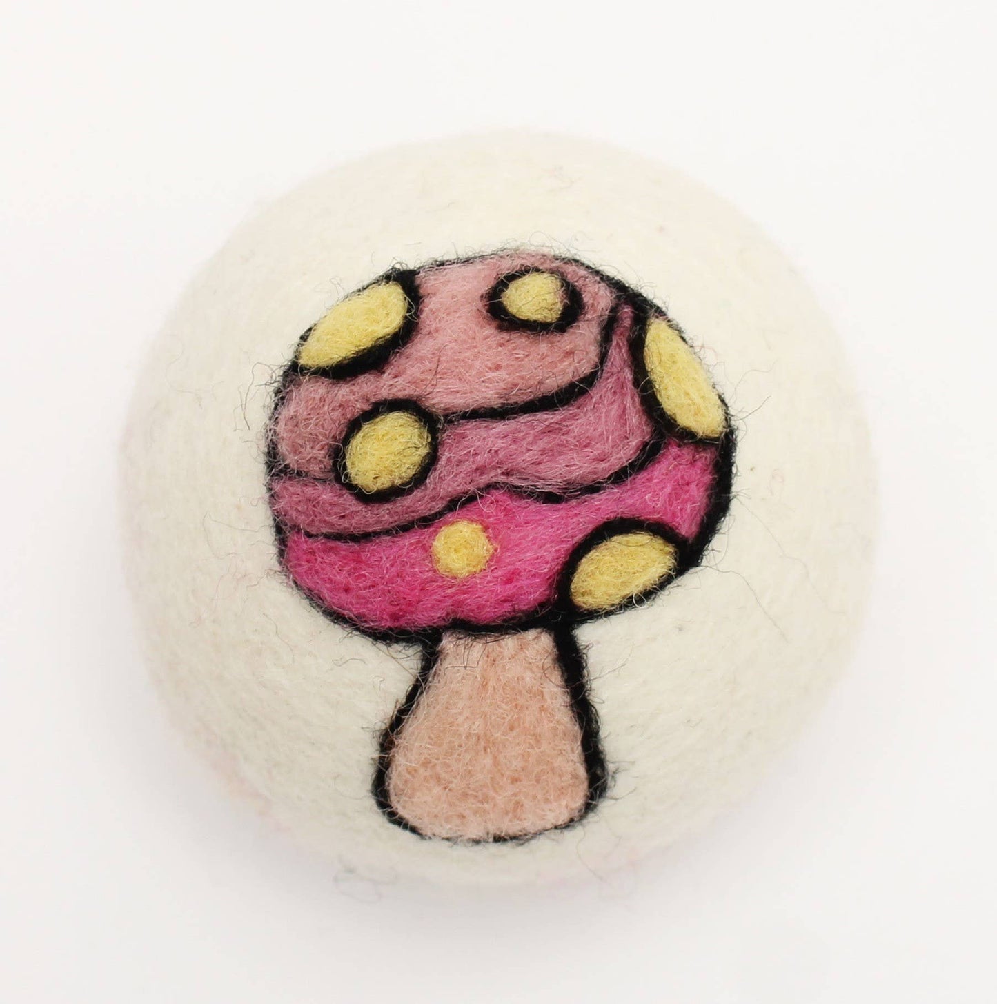 Mushrooms: Eco Wool Dryer Balls Fair Trade: Two Mushrooms