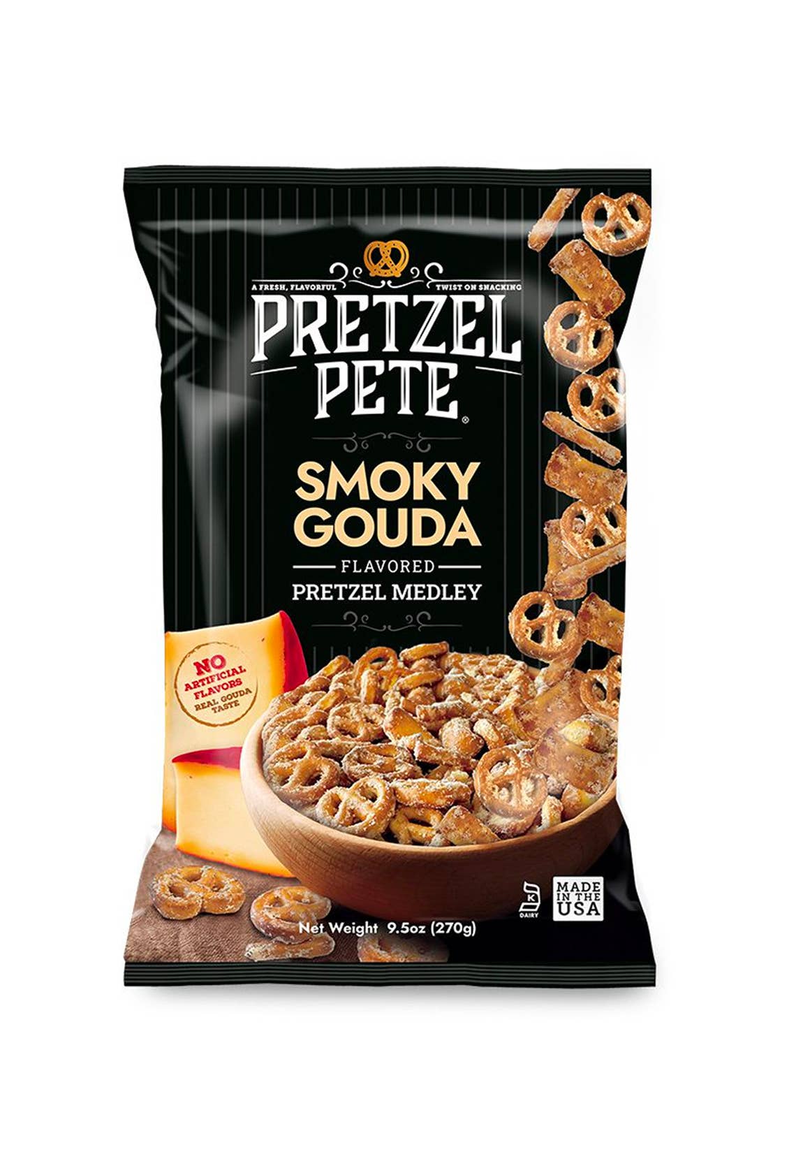 Smoky Gouda Pretzel Medley 9.5 oz