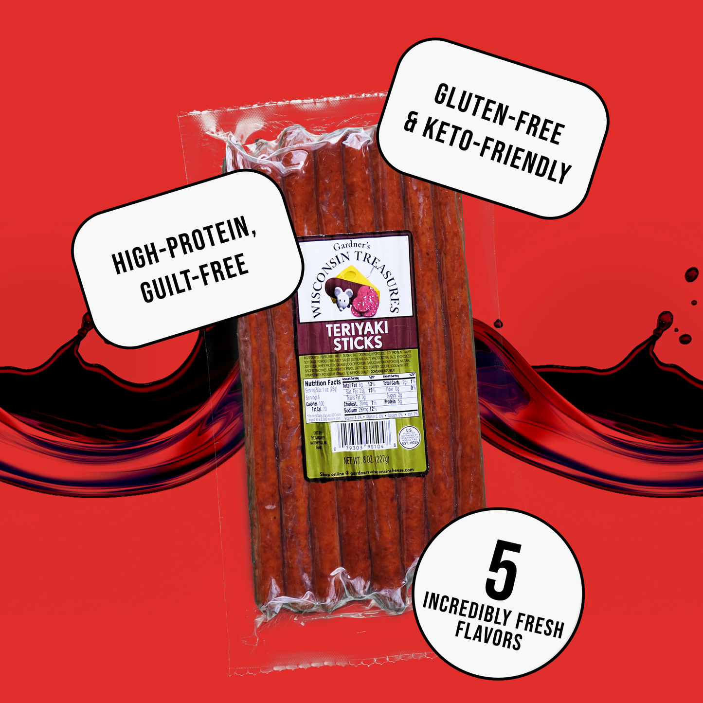 Teriyaki Snack Sticks