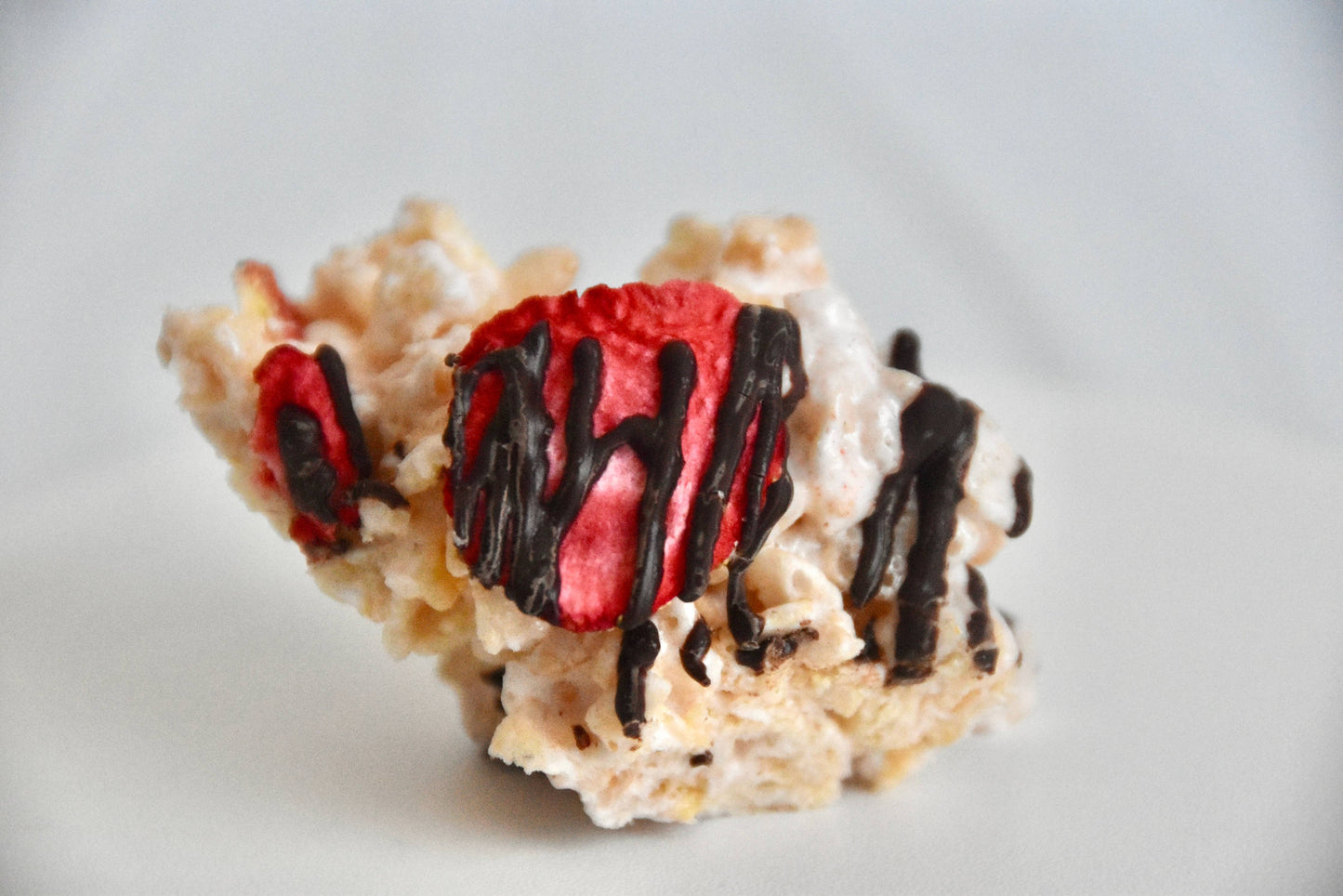 "Clusters" Chocolate Covered Strawberry Crispie Mix