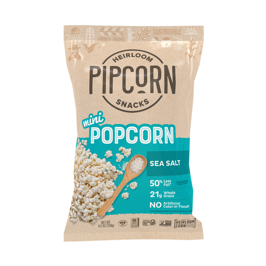 Sea Salt Mini Popcorn, 4.5oz (12 Bags in 1 Case)