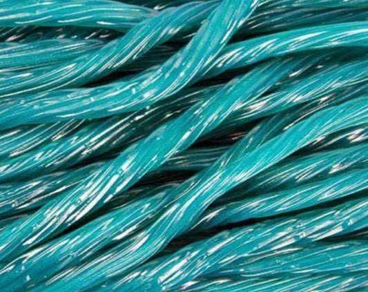 Gourmet Licorice Blue Raspberry 1/2 Pound Bag- Thick Cut