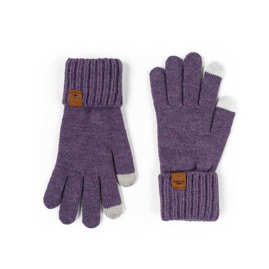 Britt's Knits Mainstay Gloves Open Stock: Purple