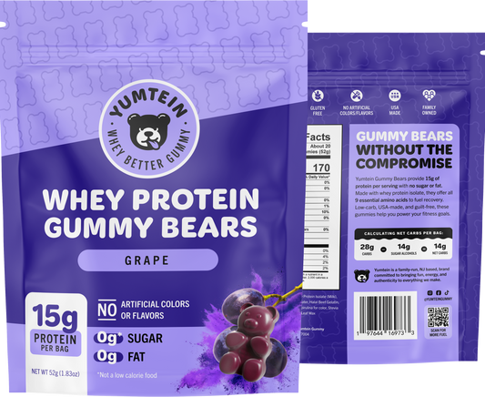 Grape Gummy Protein Bears