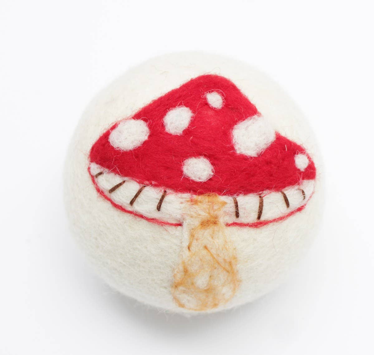 Mushrooms: Eco Wool Dryer Balls Fair Trade: Two Mushrooms