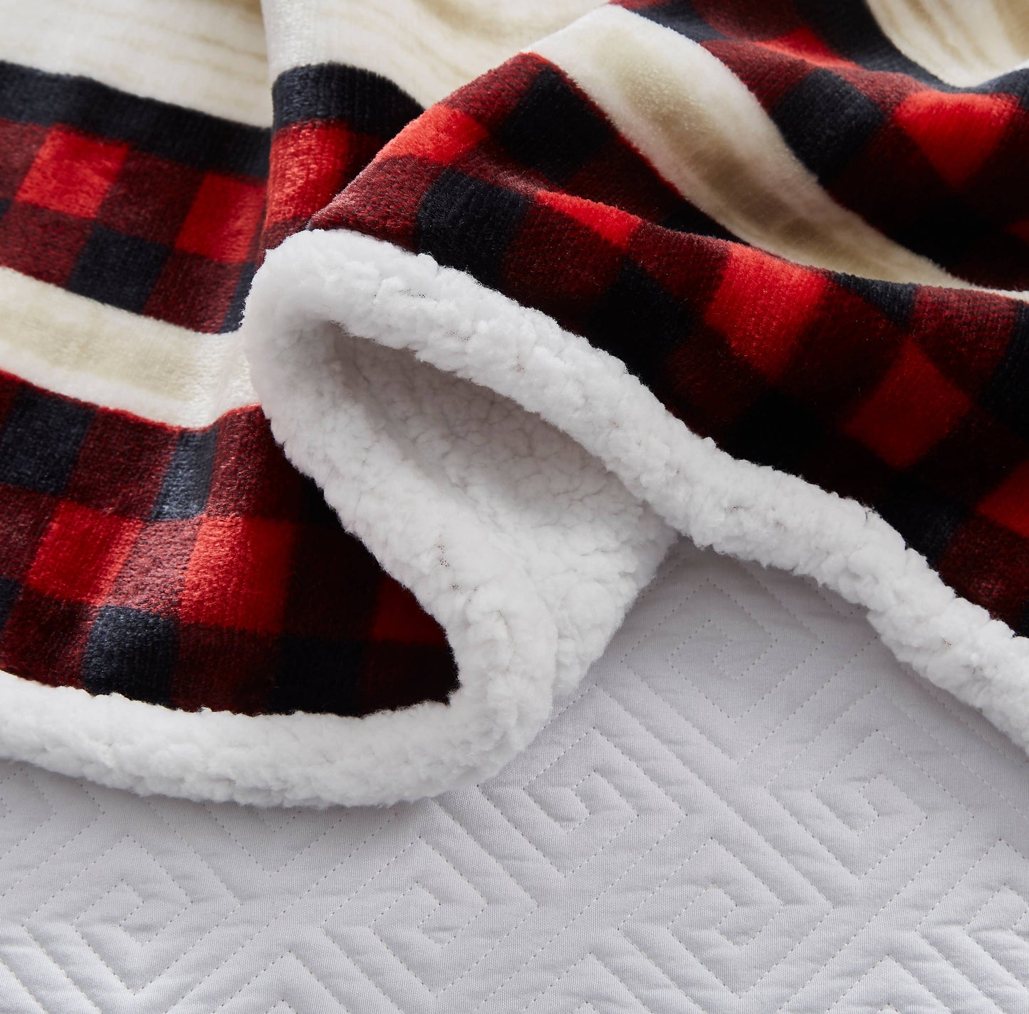 "All Roads Lead Home" Flannel Sherpa Throw Blanket 50"x60"