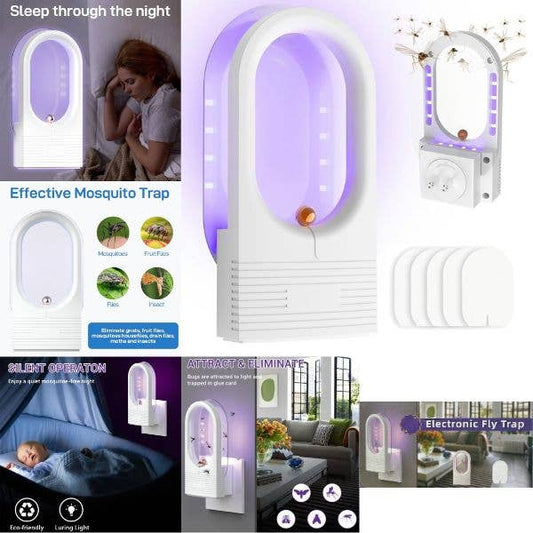 2Pack Set Electronic Fly Trap - #94733 -Purple Box Packaging