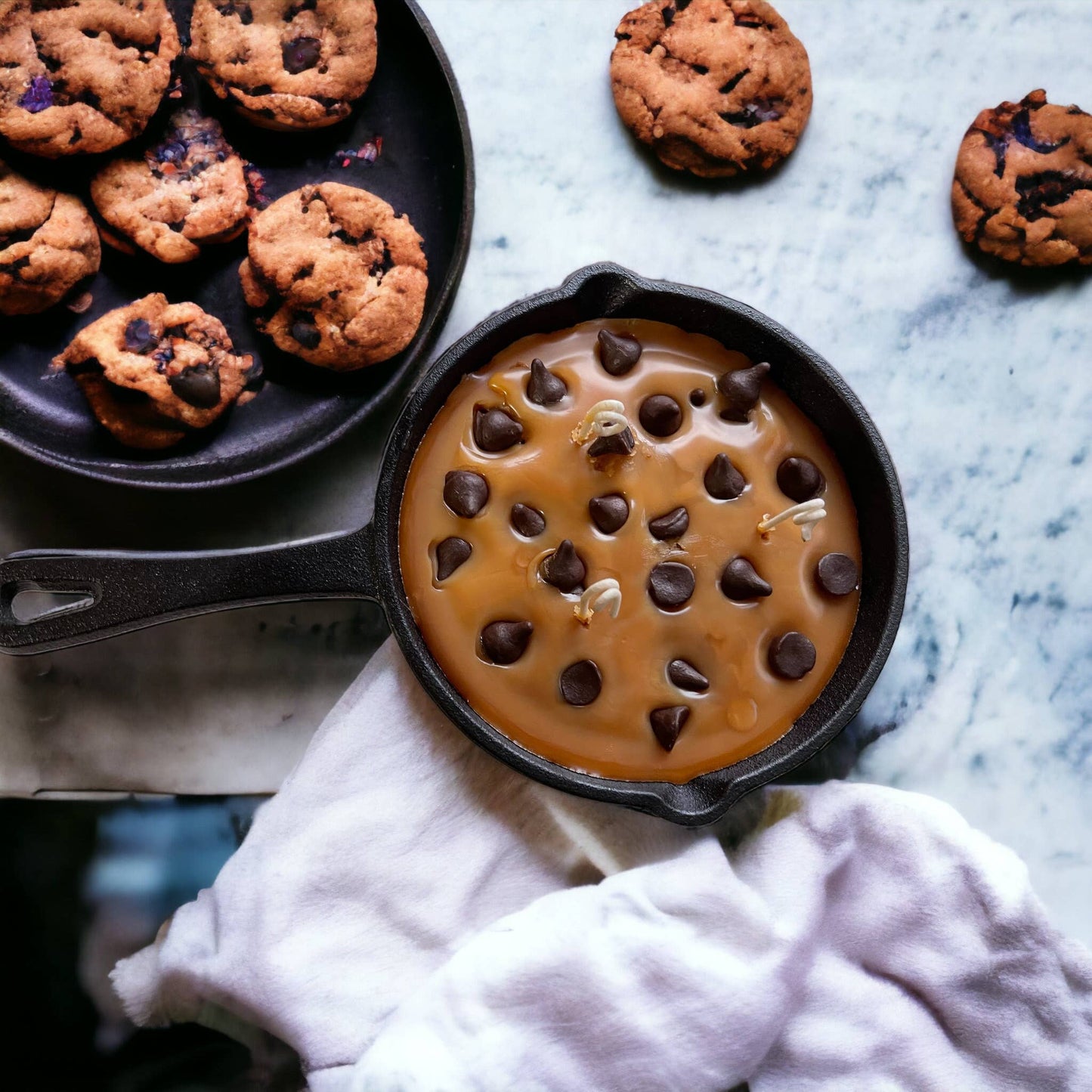 Chocolate chip cookie skillet