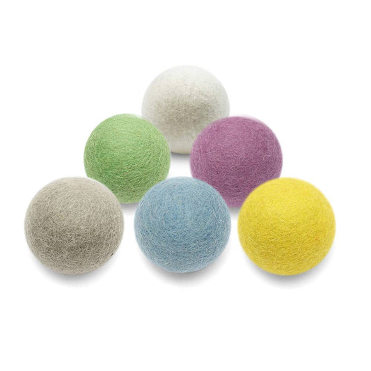 Solid Colors: Eco Wool Dryer Balls Fair Trade