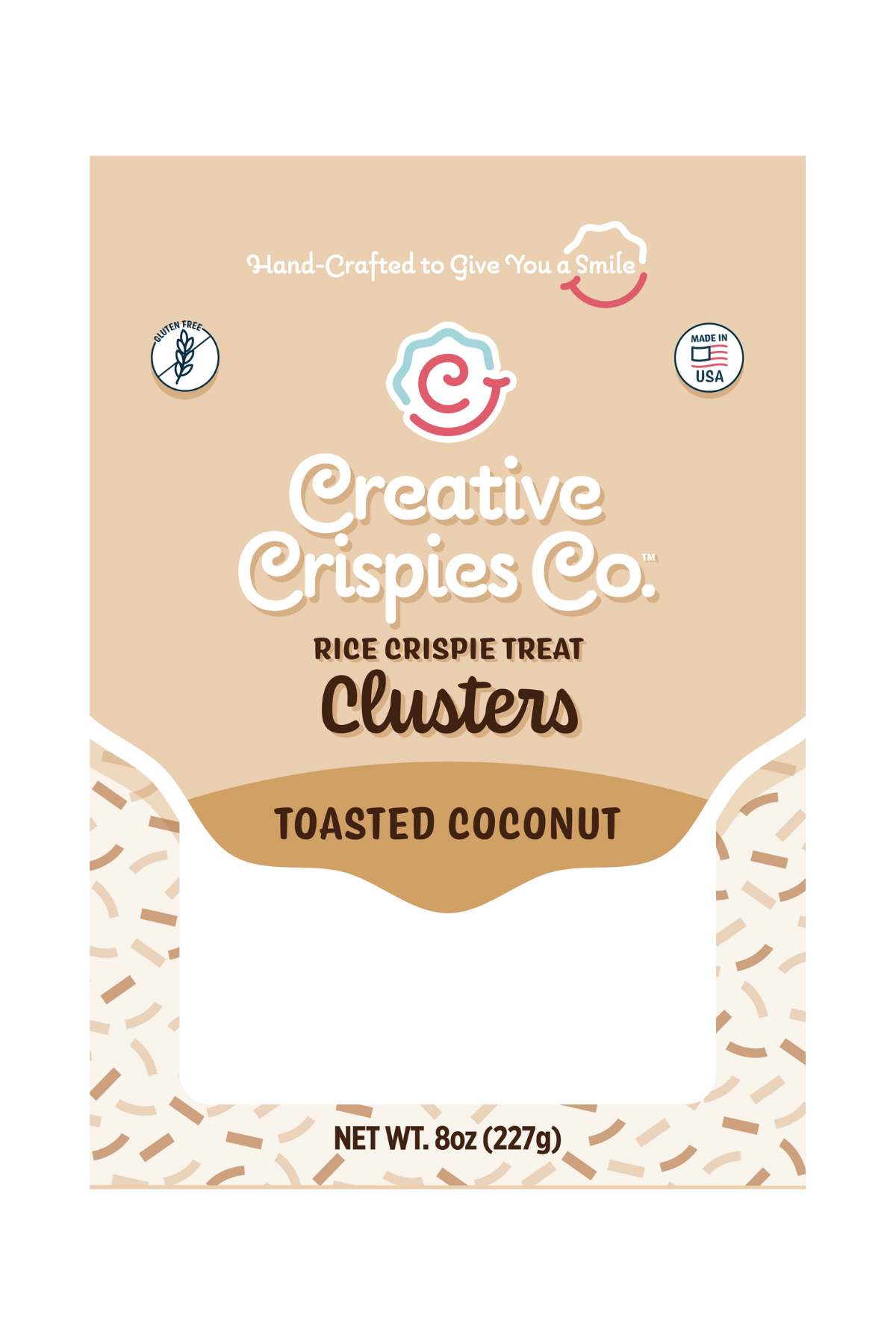 "Clusters" Toasted Coconut Crispie Mix - Case of 6