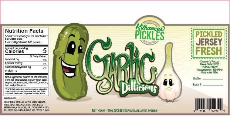 Garlic Dillicious Pickles, 16oz