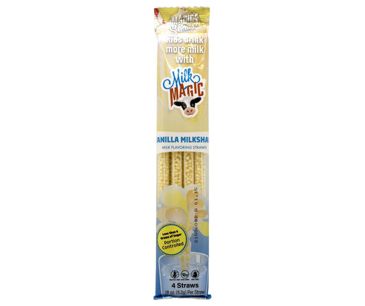 Milk Magic Vanilla Milkshake Milk Flavoring Straws