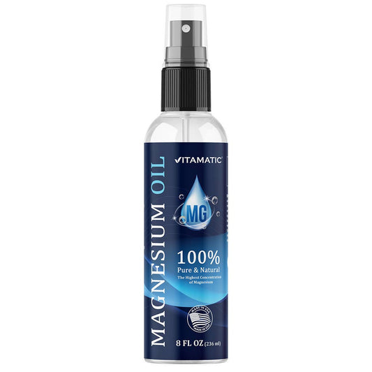 Vitamatic Pure Magnesium Oil Spray - 8 OZ