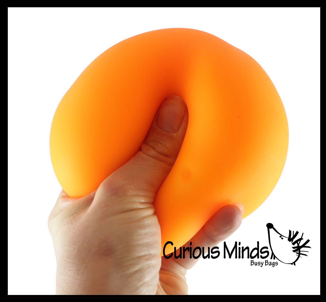 1 Jumbo 4" Doh Stress Stretch Ball - Moldable Pinch Poke Se