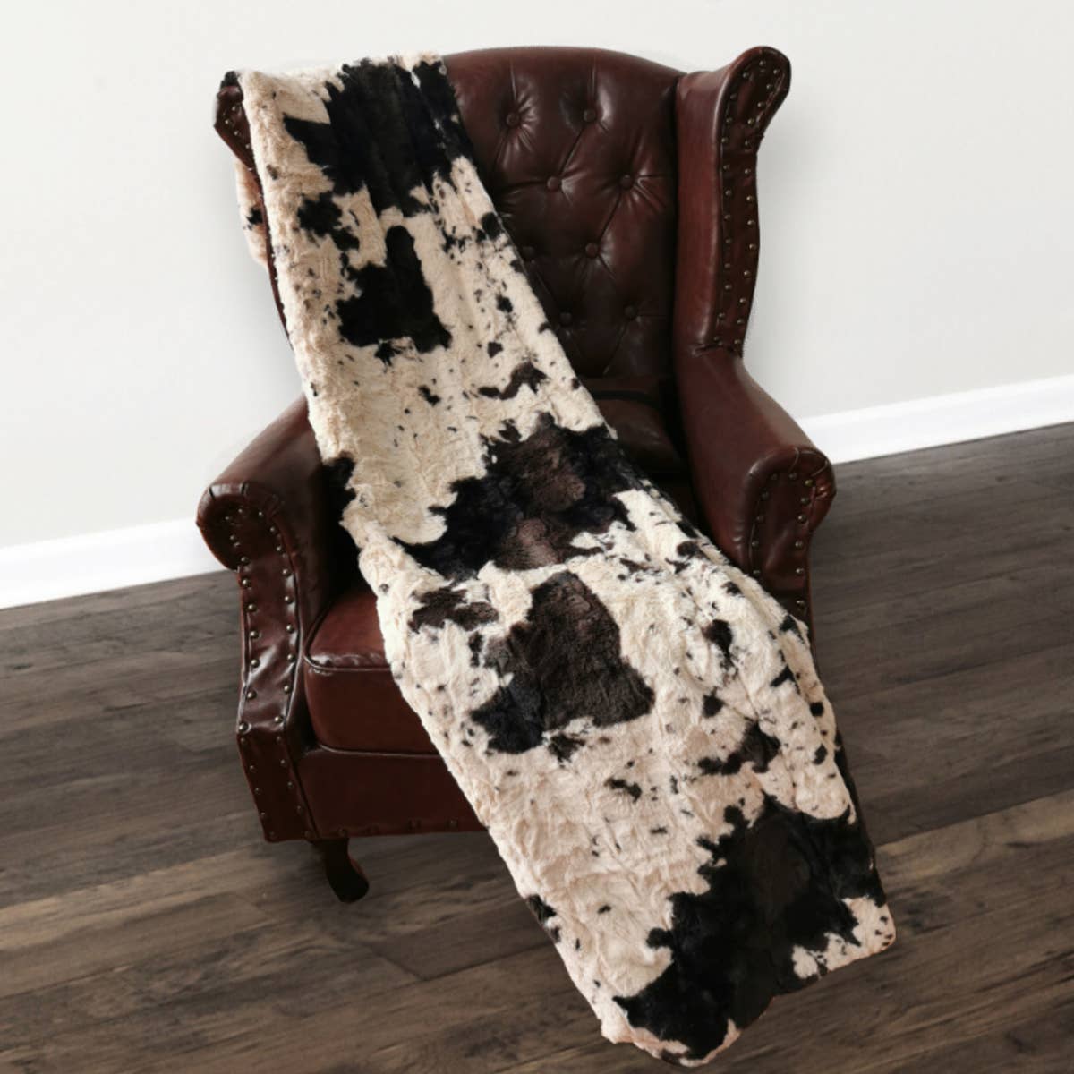 Black Pony 50 x 60 Minky Faux Fur Blanket